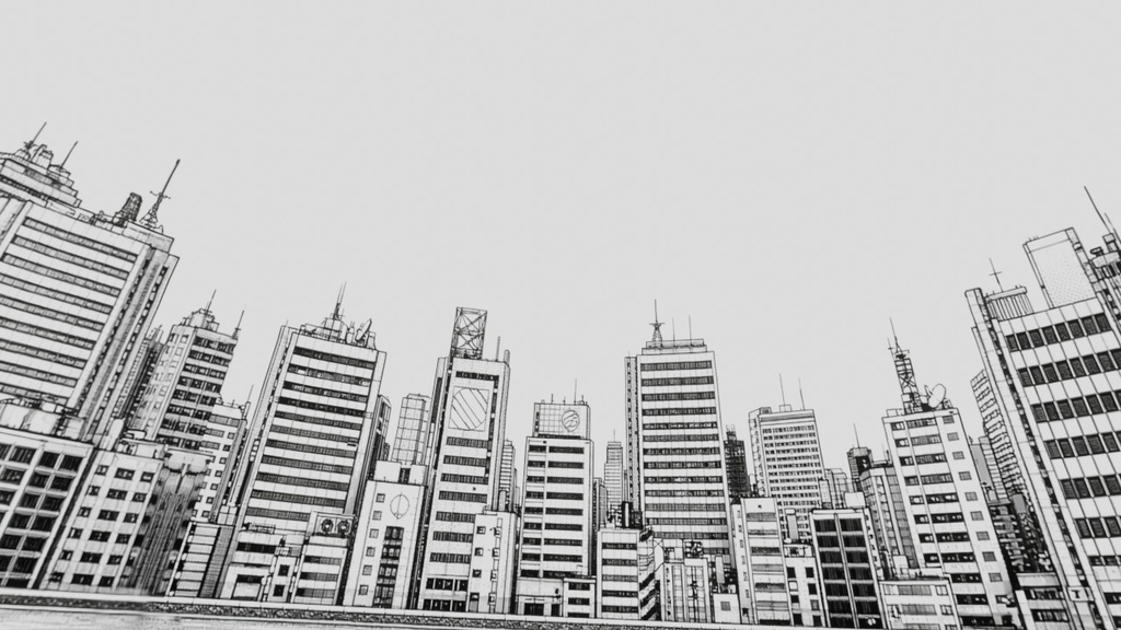 【ワールド・環境】劇画 東京 SKYBOXテクスチャ