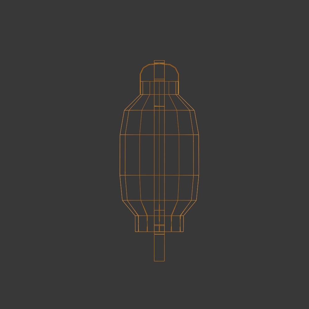 【3D小道具】御用提灯(ローポリ)