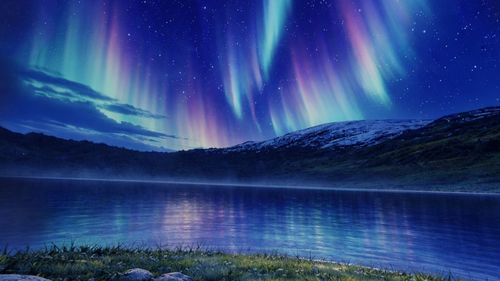 【ワールド・環境】アイスランドの夜 SKYBOXテクスチャ