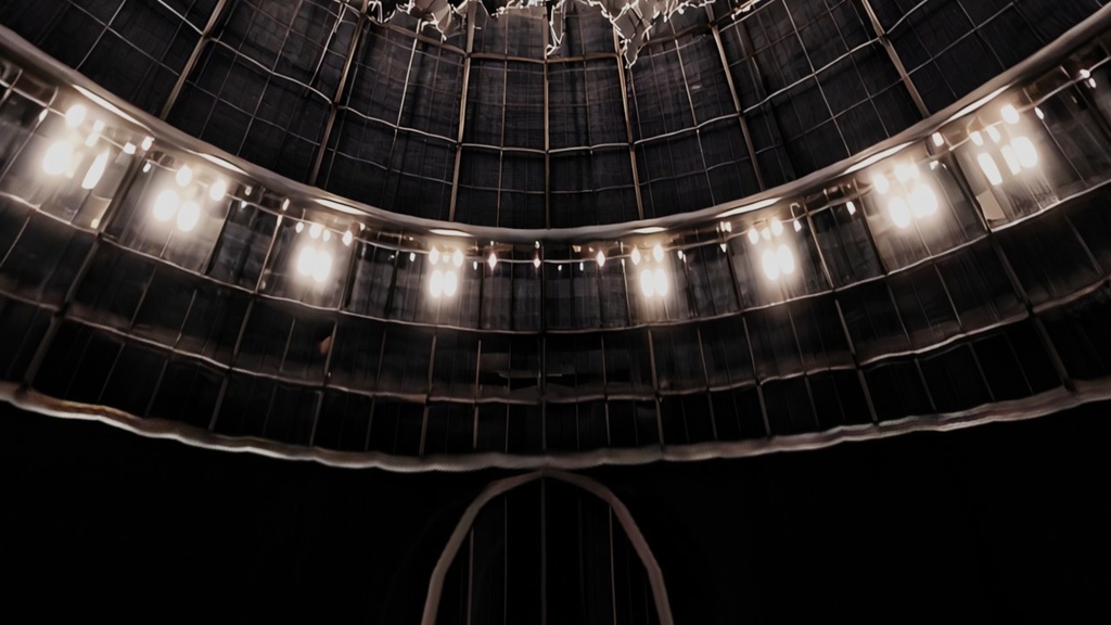 【ワールド・環境】巨大猫に上から覗かれるドーム施設 SKYBOXテクスチャ