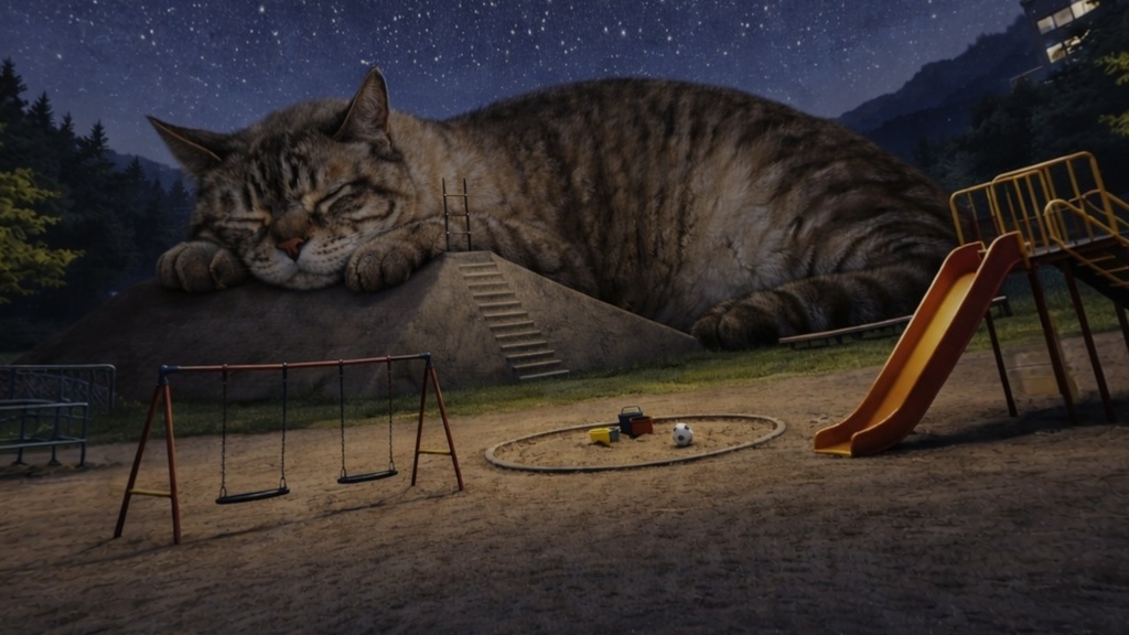 【ワールド・環境】猫に占領された公園 SKYBOXテクスチャ