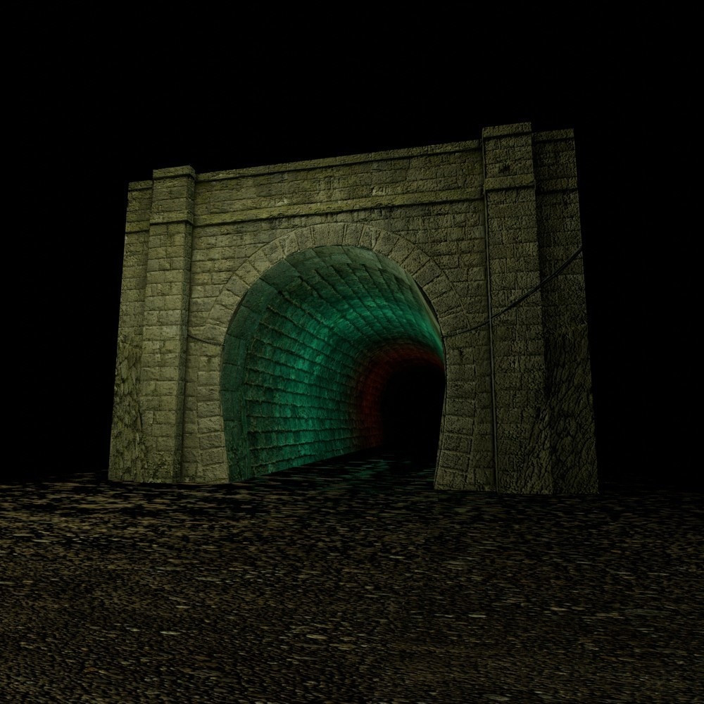 【ワールド・環境】廃トンネル(ローポリ)