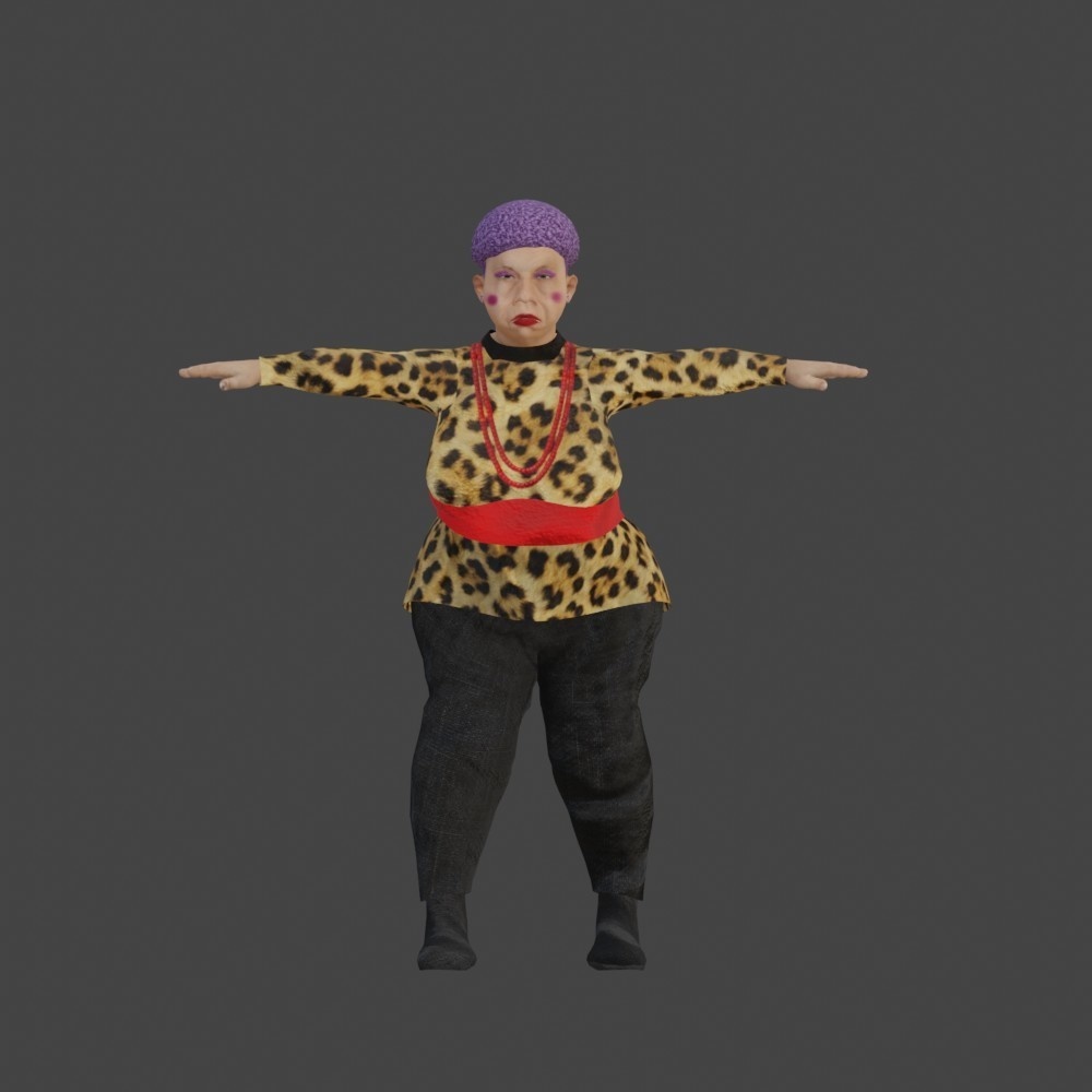 【3Dキャラクター】浪速のオカン