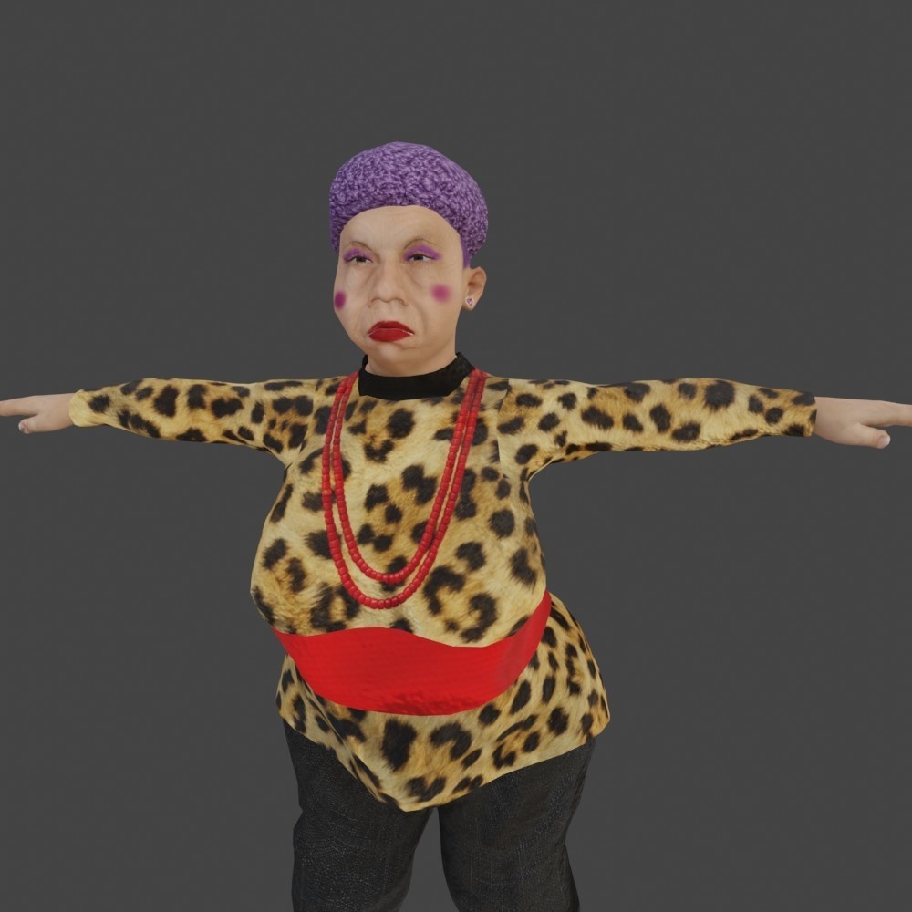 【3Dキャラクター】浪速のオカン