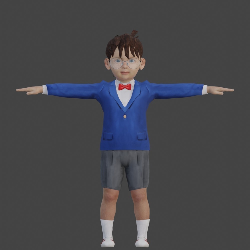 【3Dキャラクター】アメリカのパーティー少年