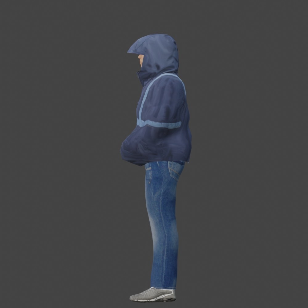 【3Dキャラクター】護送される容疑者