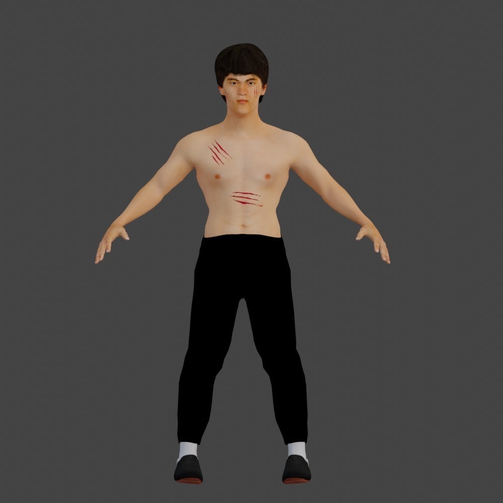 【3Dキャラクター】カンフー兄貴