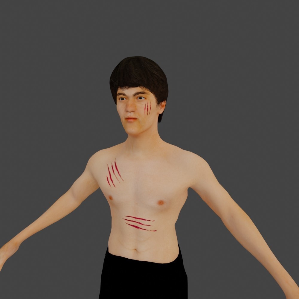 【3Dキャラクター】カンフー兄貴