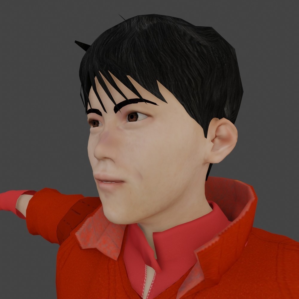 【3Dキャラクター】ガススタンドアルバイト 新山君