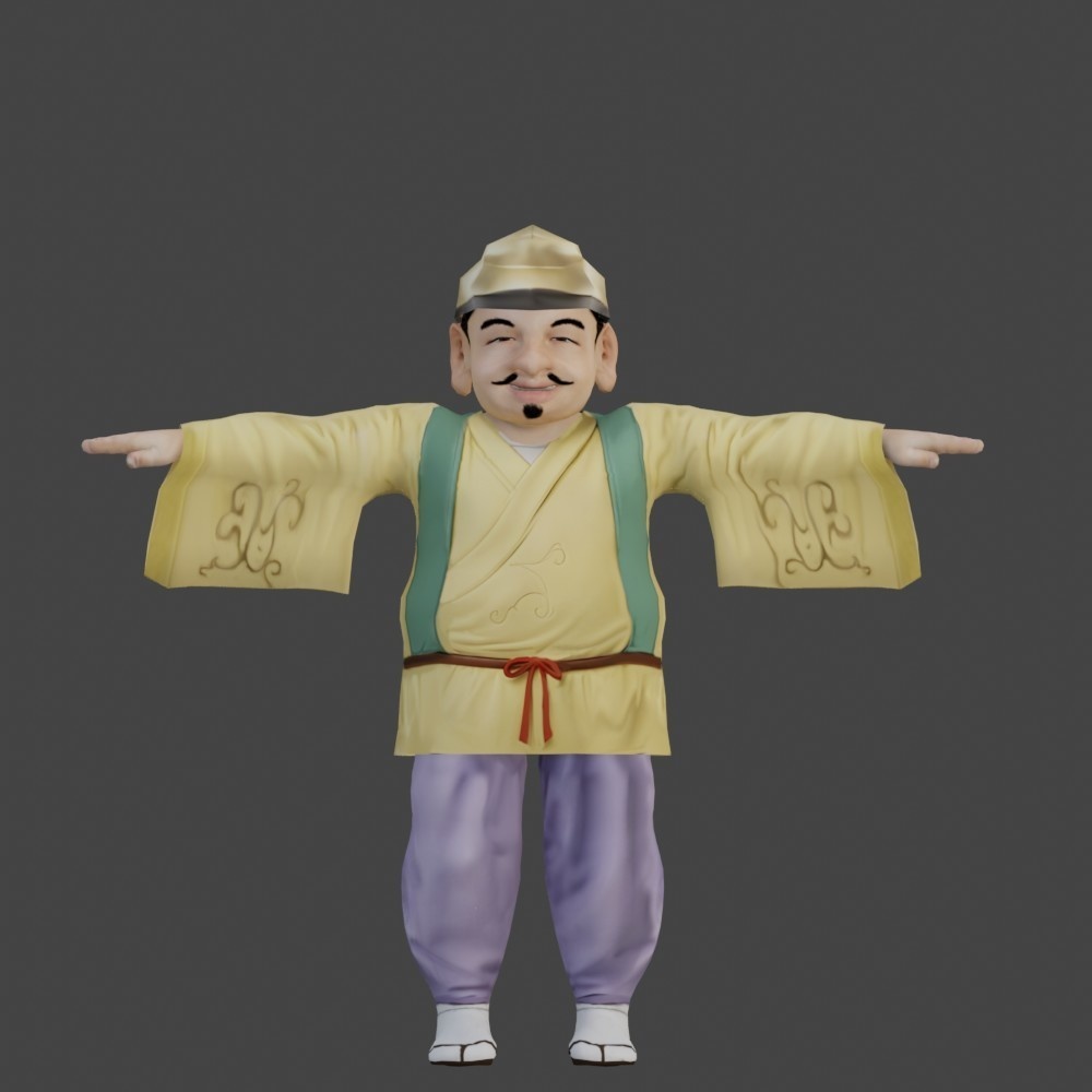 【3Dキャラクター】商売繁盛の神 恵比寿さん