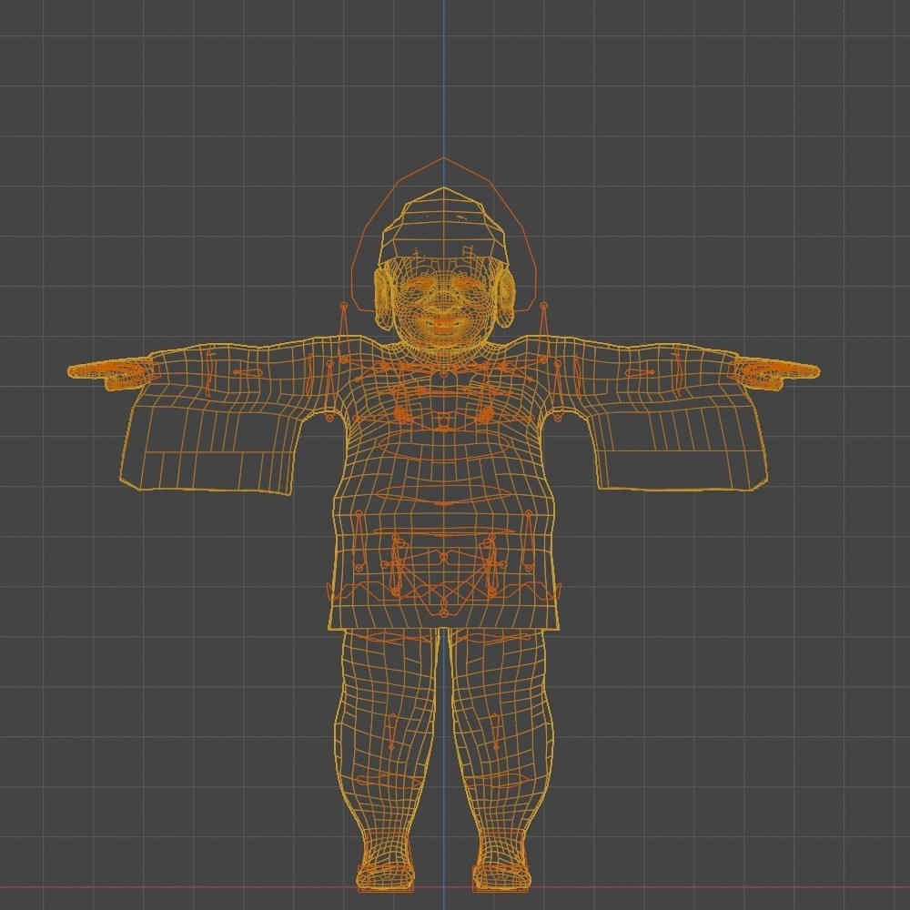 【3Dキャラクター】商売繁盛の神 恵比寿さん