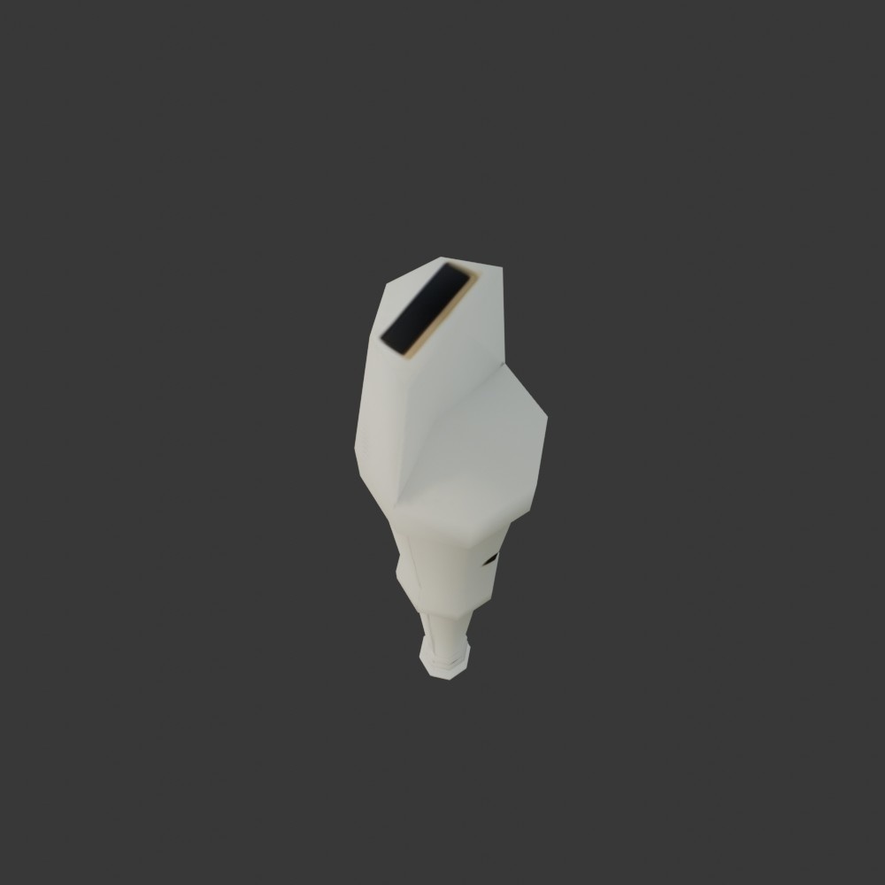 【3D小道具】学校のリコーダー(ローポリ)