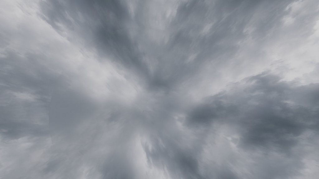 【ワールド・環境】曇り空の田園風景 SKYBOXテクスチャ