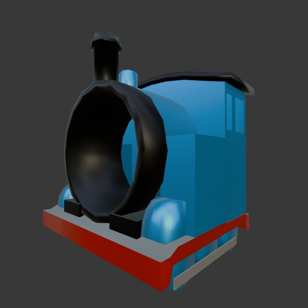 【3D小道具】かぶり物　ポッポやん(ローポリ)