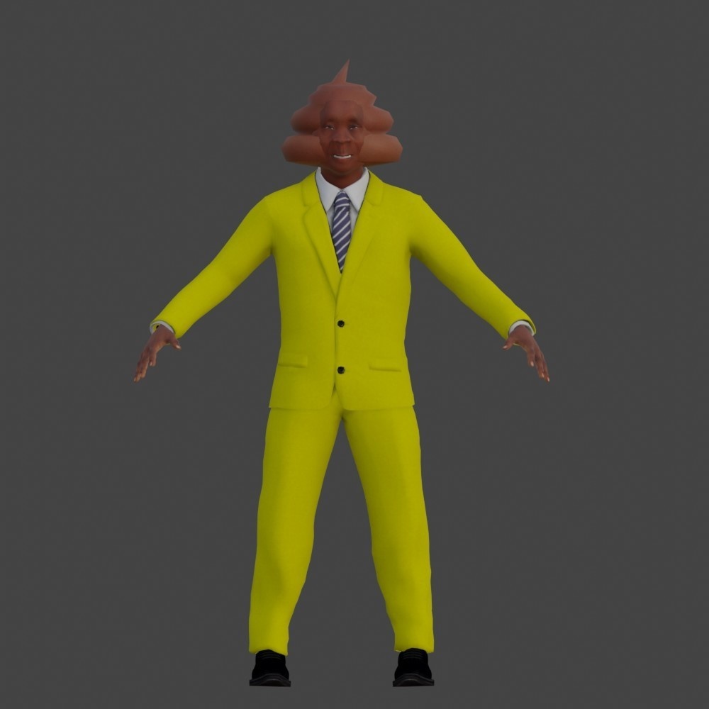 【3Dキャラクター】熱血うんこ先生