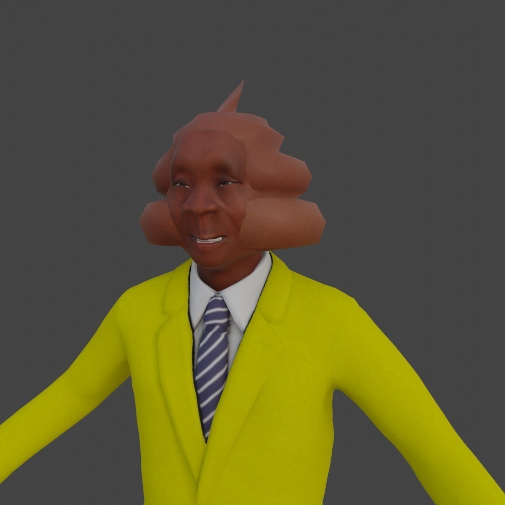 【3Dキャラクター】熱血うんこ先生