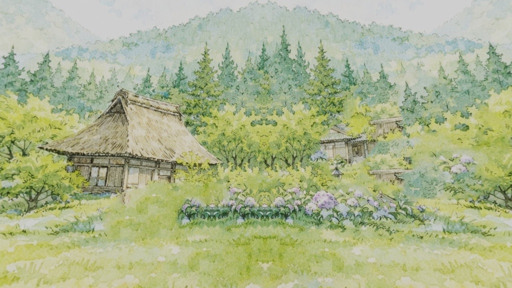 【ワールド・環境】水彩の日本風景01 SKYBOXテクスチャ