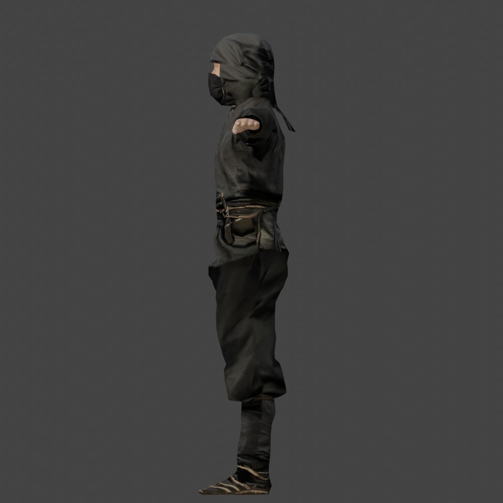 【3Dキャラクター】魁!忍者先生