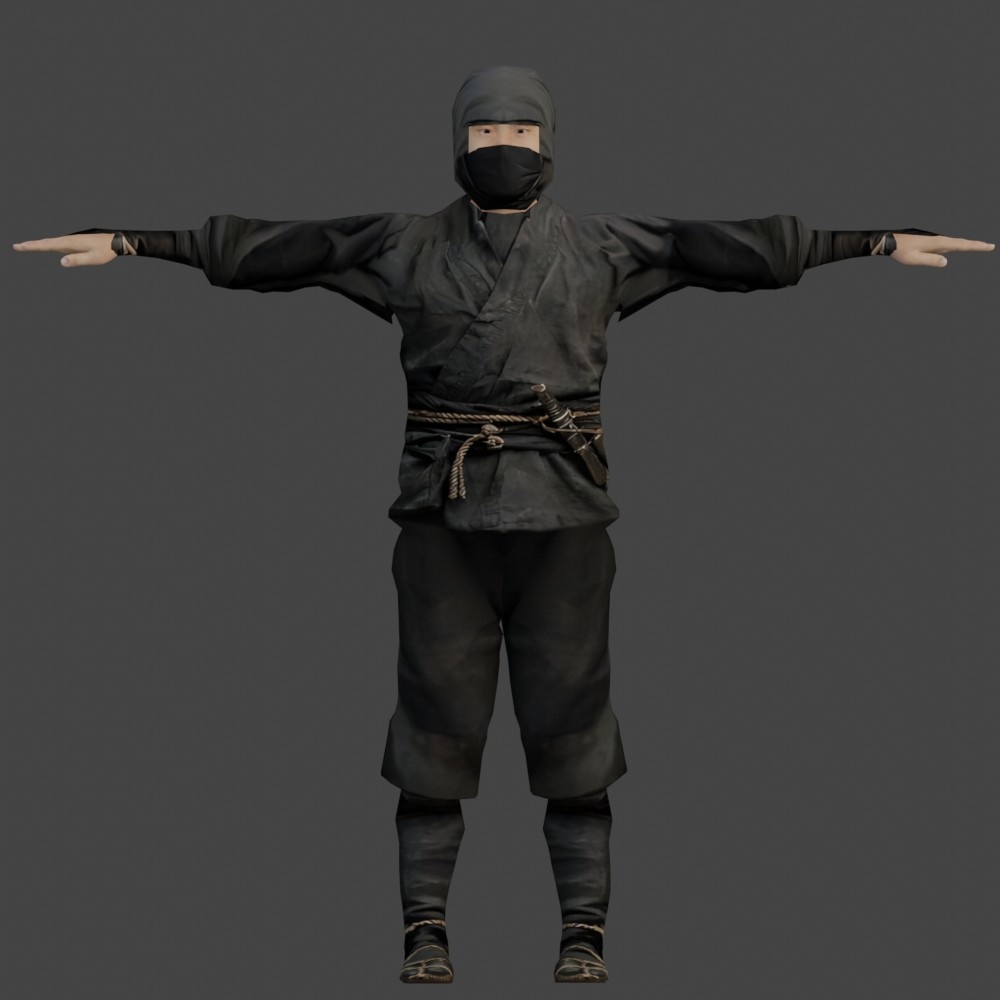 【3Dキャラクター】魁!忍者先生
