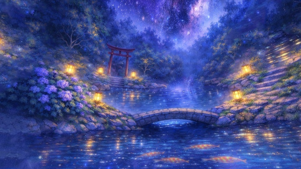 【ワールド・環境】和 -Nagomi- の夜 SKYBOXテクスチャ
