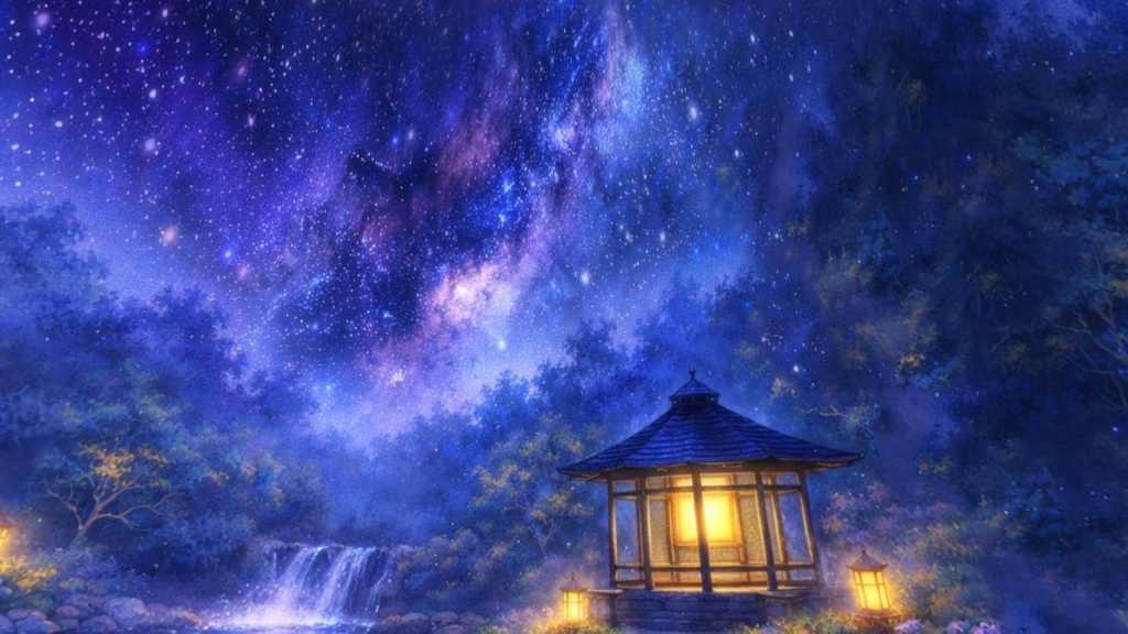 【ワールド・環境】和 -Nagomi- の夜 SKYBOXテクスチャ