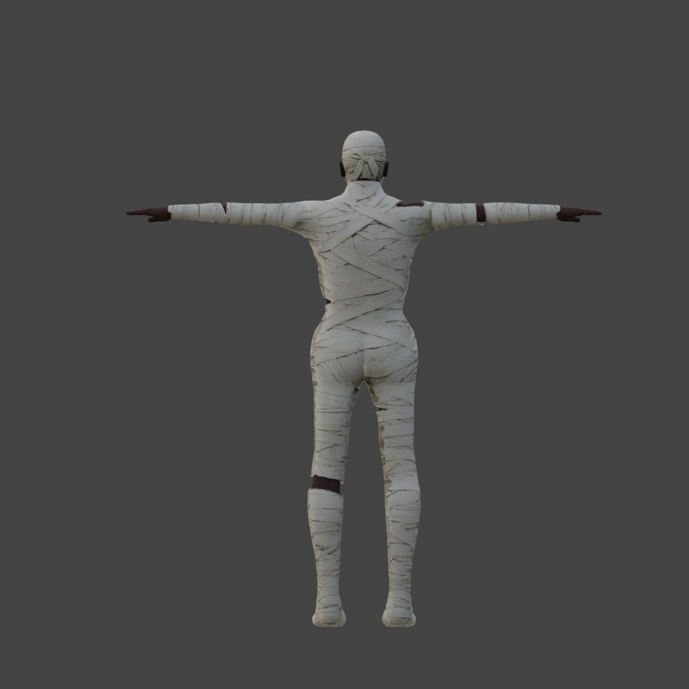 【3Dキャラクター】ミイラ先生