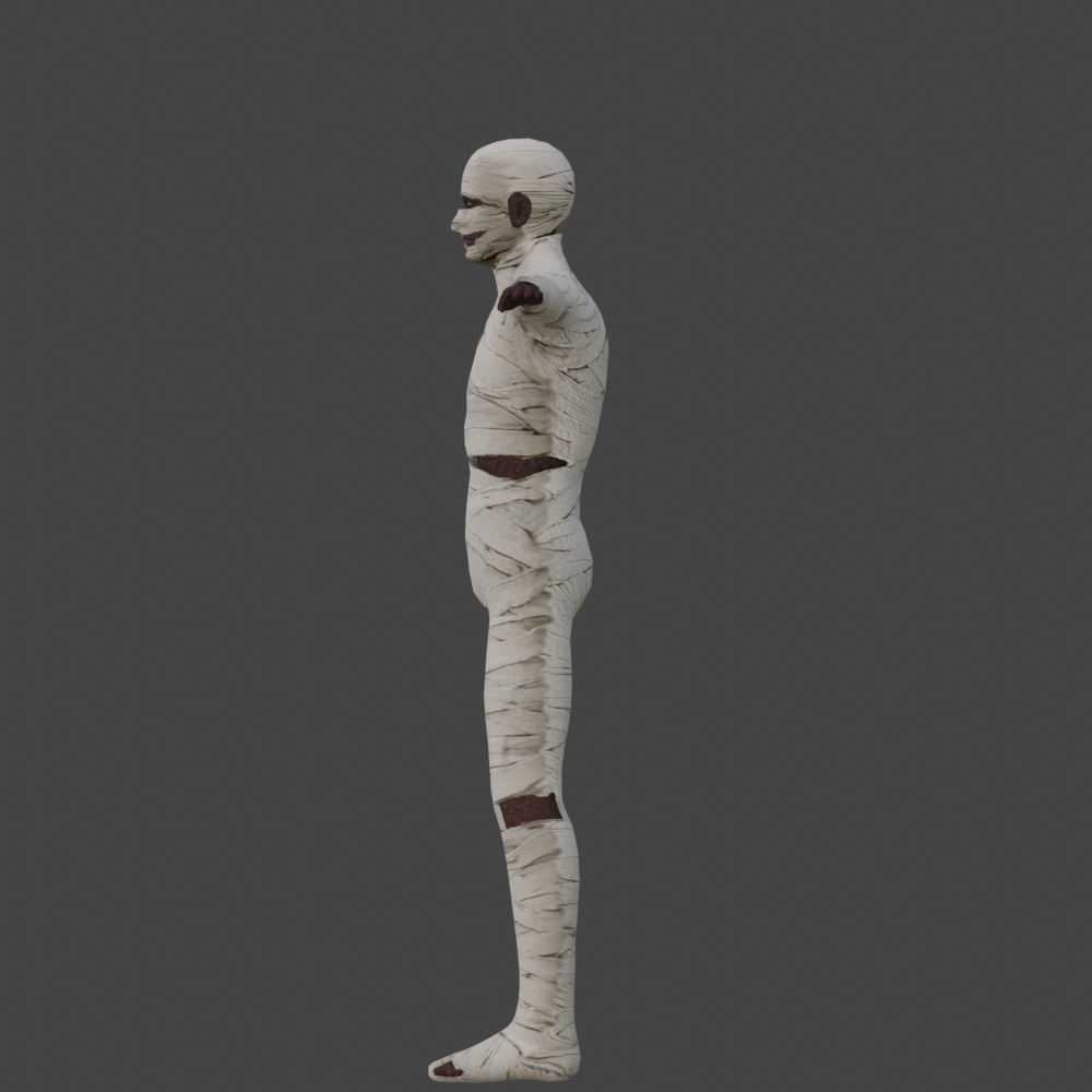 【3Dキャラクター】ミイラ先生
