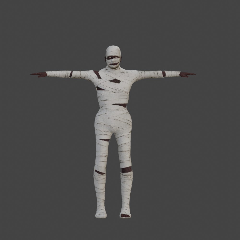 【3Dキャラクター】ミイラ先生
