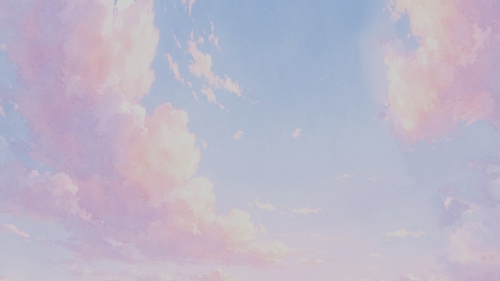 【ワールド・環境】ピンク色に染まった雲 SKYBOXテクスチャ