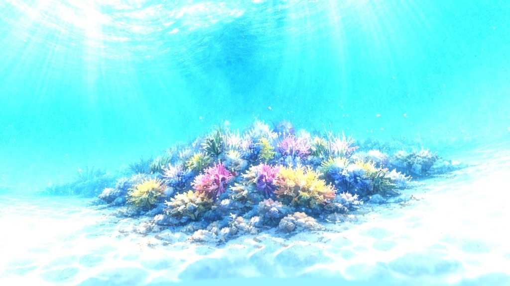 【ワールド・環境】美しく澄んだ海底 SKYBOXテクスチャ
