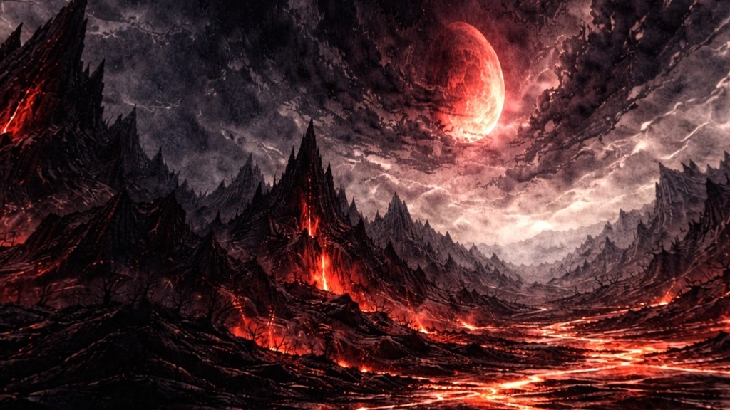 【ワールド・環境】暗黒の世界 SKYBOXテクスチャ