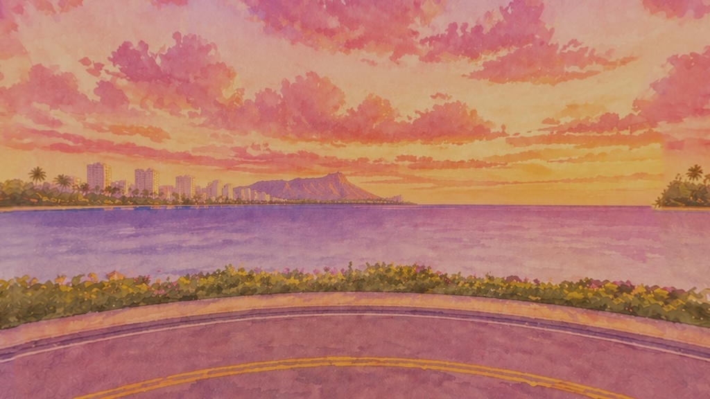 【ワールド・環境】ハワイの夕焼け SKYBOXテクスチャ