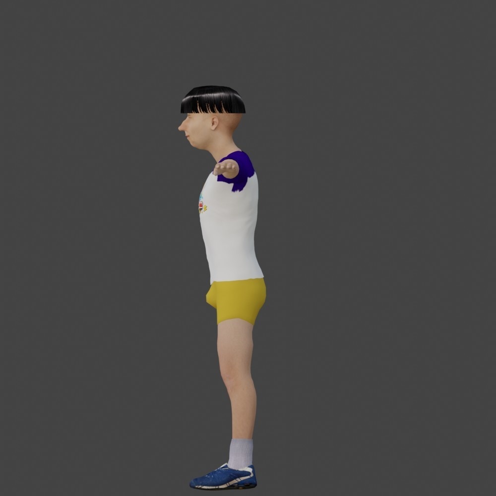 【3Dキャラクター】奇妙な芸人 テッピー