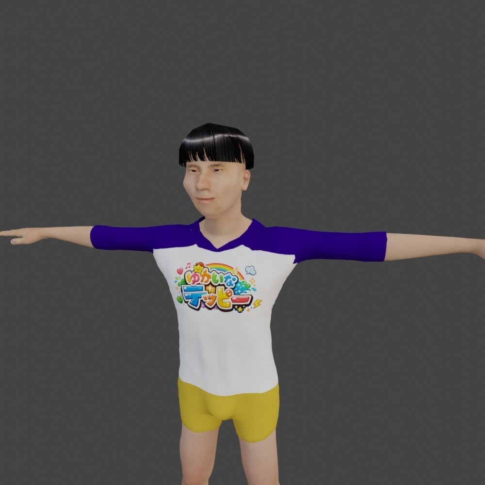 【3Dキャラクター】平成芸人 テッピー