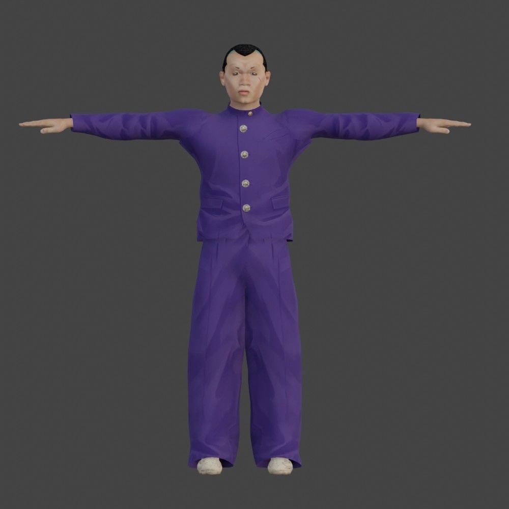 【3Dキャラクター】昭和ヤンキー センチネル君