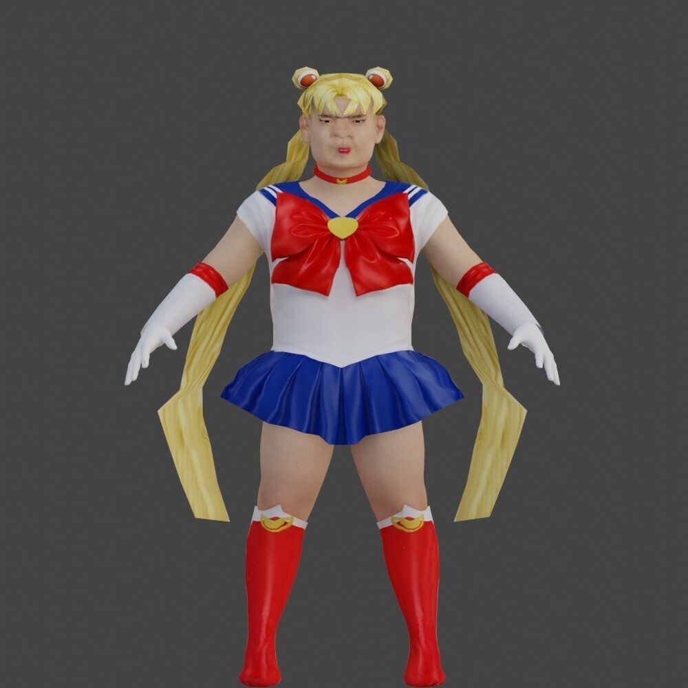 【3Dキャラクター】むん子姉さん