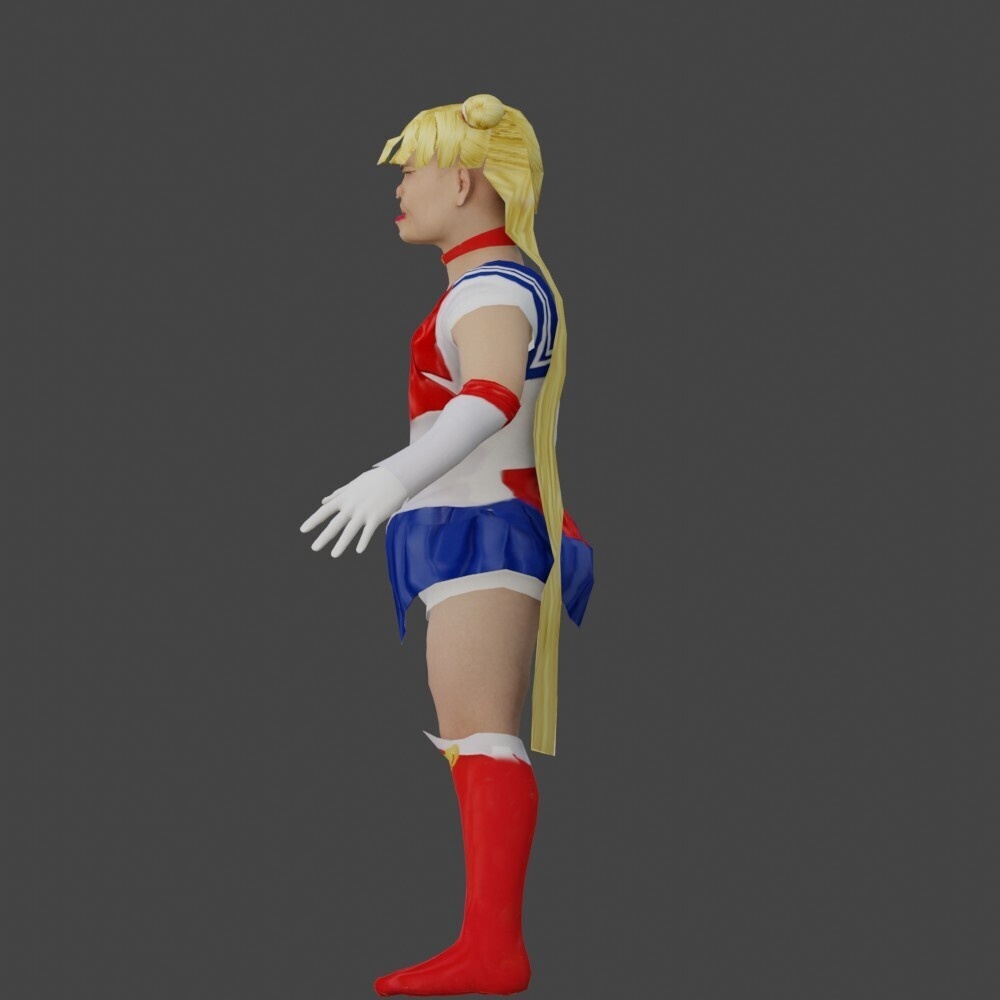 【3Dキャラクター】むん子姉さん