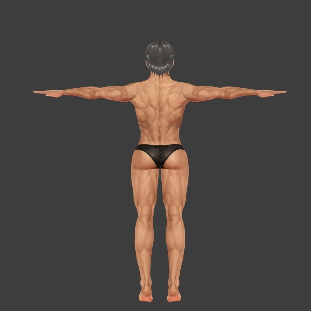 【3Dキャラクター】ダンディーマッチョさん