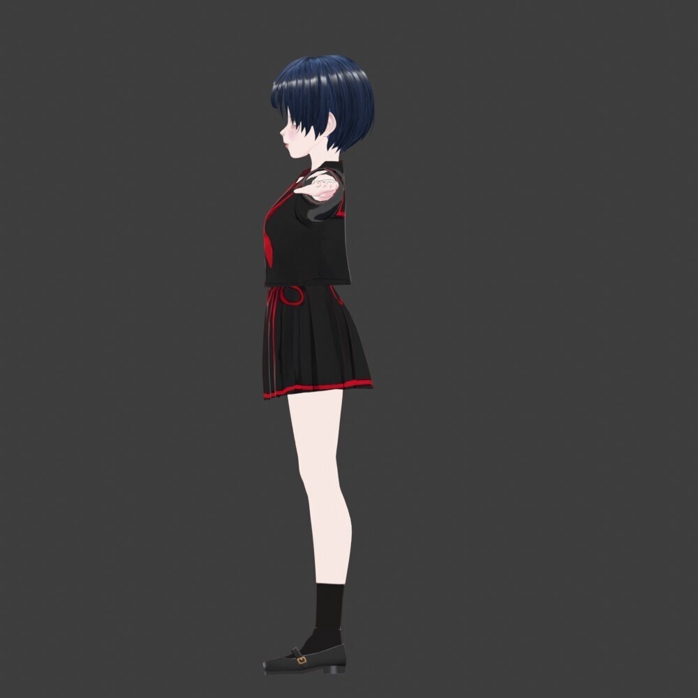 【3Dキャラクター】姉のシバキ子さん