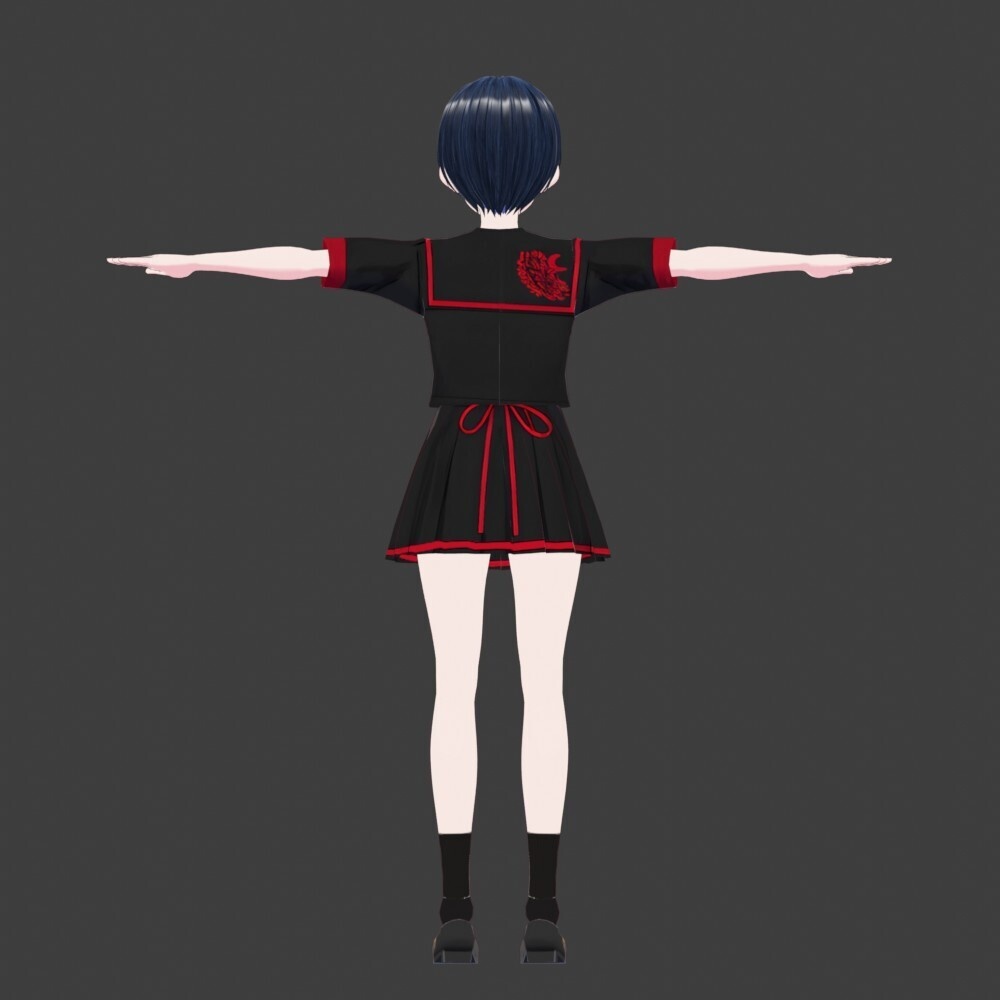 【3Dキャラクター】姉のシバキ子さん
