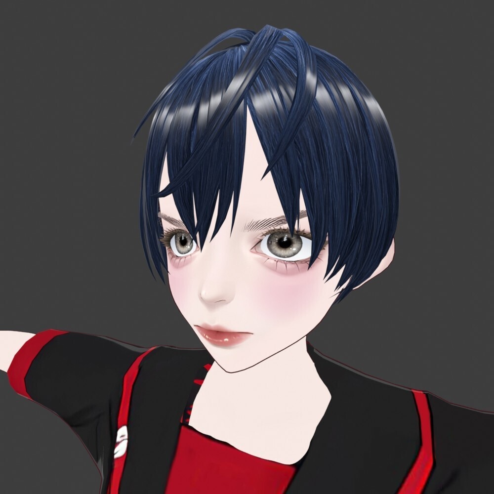 【3Dキャラクター】姉のシバキ子さん