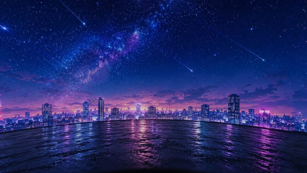【ワールド・環境】東京ないと 遠景SKYBOXマテリアル