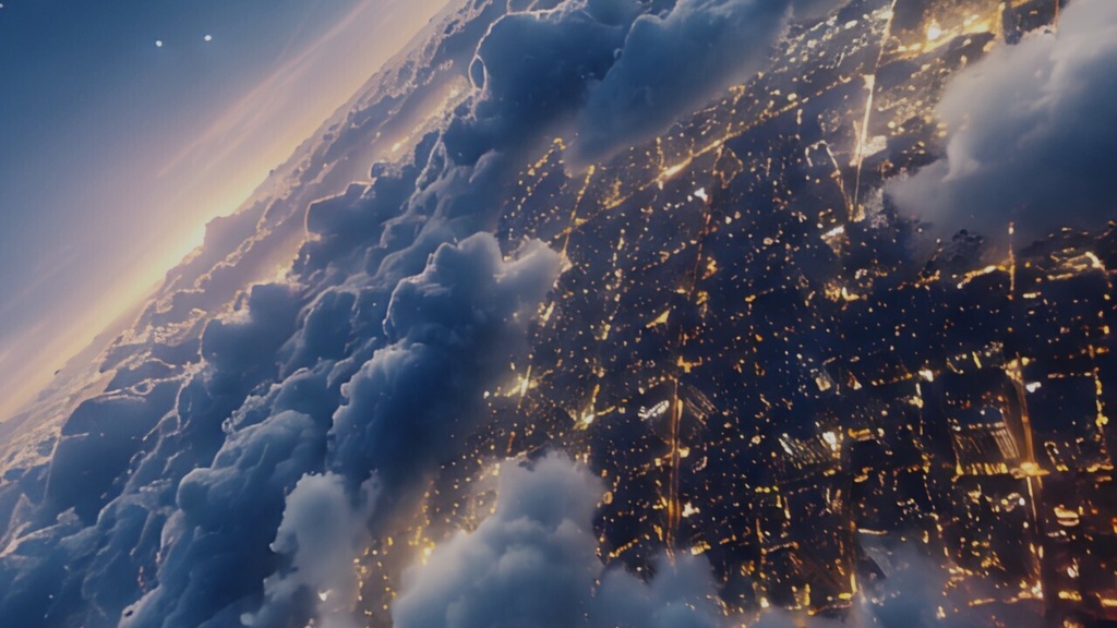 【ワールド・環境】雲上 奇跡の夜 SKYBOXマテリアル