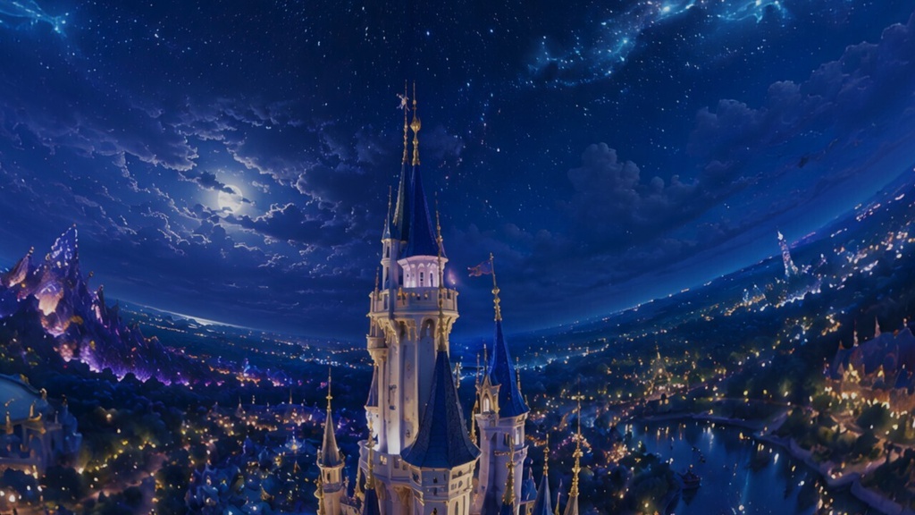 【ワールド・環境】いつかの夢で見た夜 SKYBOXマテリアル