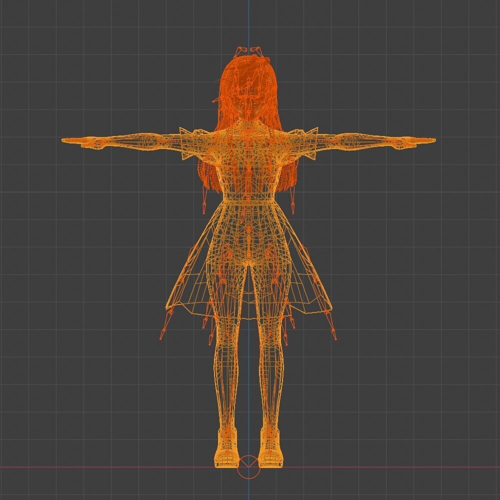 【3Dキャラクター】漫画少女りばてぃー