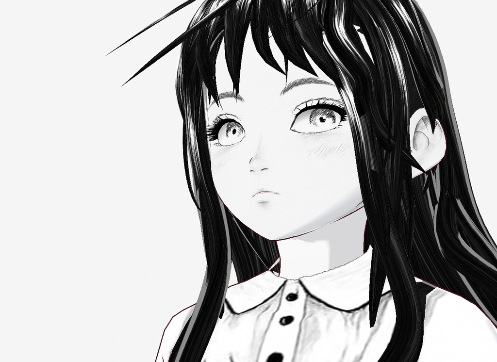 【3Dキャラクター】漫画少女りばてぃー