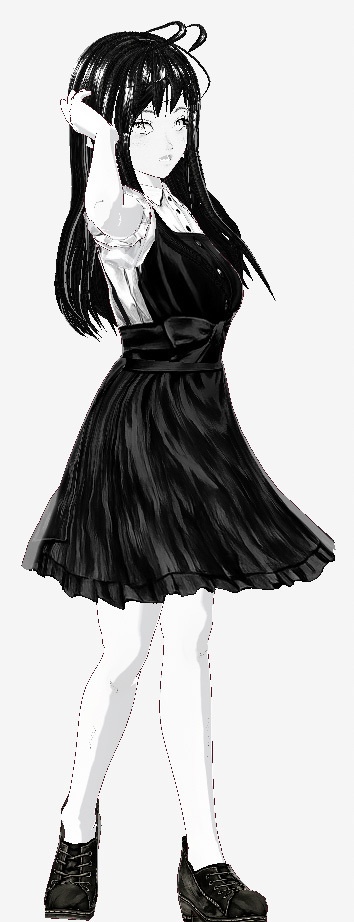 【3Dキャラクター】漫画少女りばてぃー