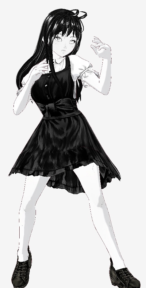 【3Dキャラクター】漫画少女りばてぃー
