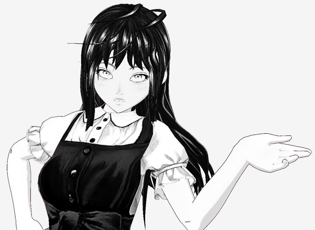 【3Dキャラクター】漫画少女りばてぃー
