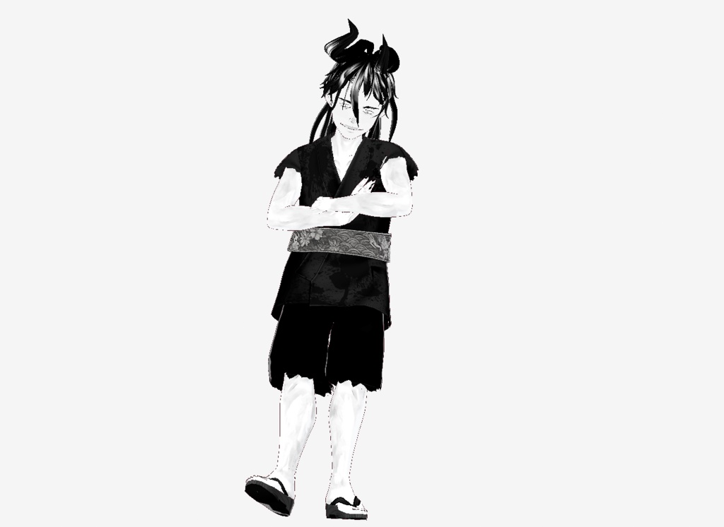 【3Dキャラクター】漫画少年 鬼松